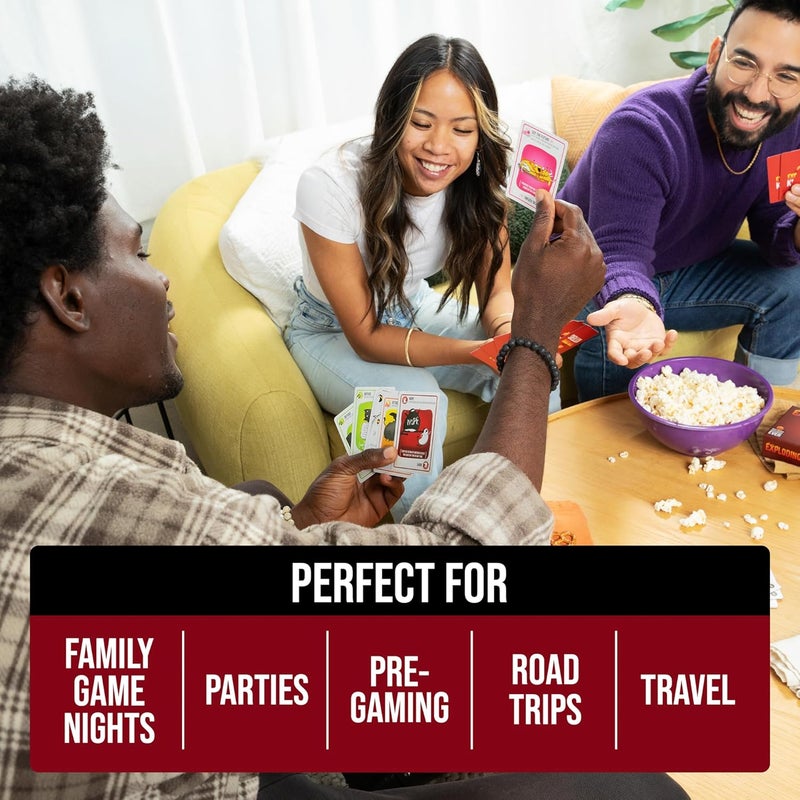 Exploding Kittens Original Edition - 2-5 Players - Ages 7+ - 15 Minutes to Play - High Stakes Card Game - Party Game, Family Game Night, Kid and Adult Card Game - Image 5